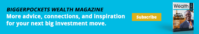 Blog ad for Wealth magazine